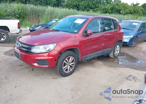 2012 Volkswagen Tiguan S from USA, damaged, VIN WVGAV7AX6CW090956